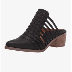 Report Black Ankle Boot-Mule New w/out Tags